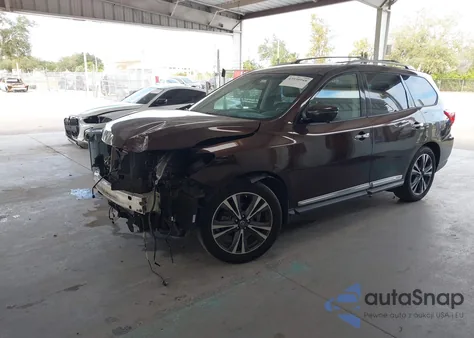 2019 Nissan Pathfinder Platinum from USA, damaged, VIN 5N1DR2MM3KC582320
